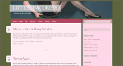 Desktop Screenshot of littlepinkdress.com